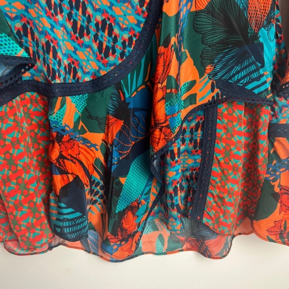 NEW Anthropologie Bhanuni By Jyoti Celestine Embellished Embroidered Boho Top S - Picture 8 of 12